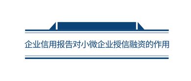 征信赋能 普惠小微 完善社会信用体系视角下小微企业融资难题的破解之路